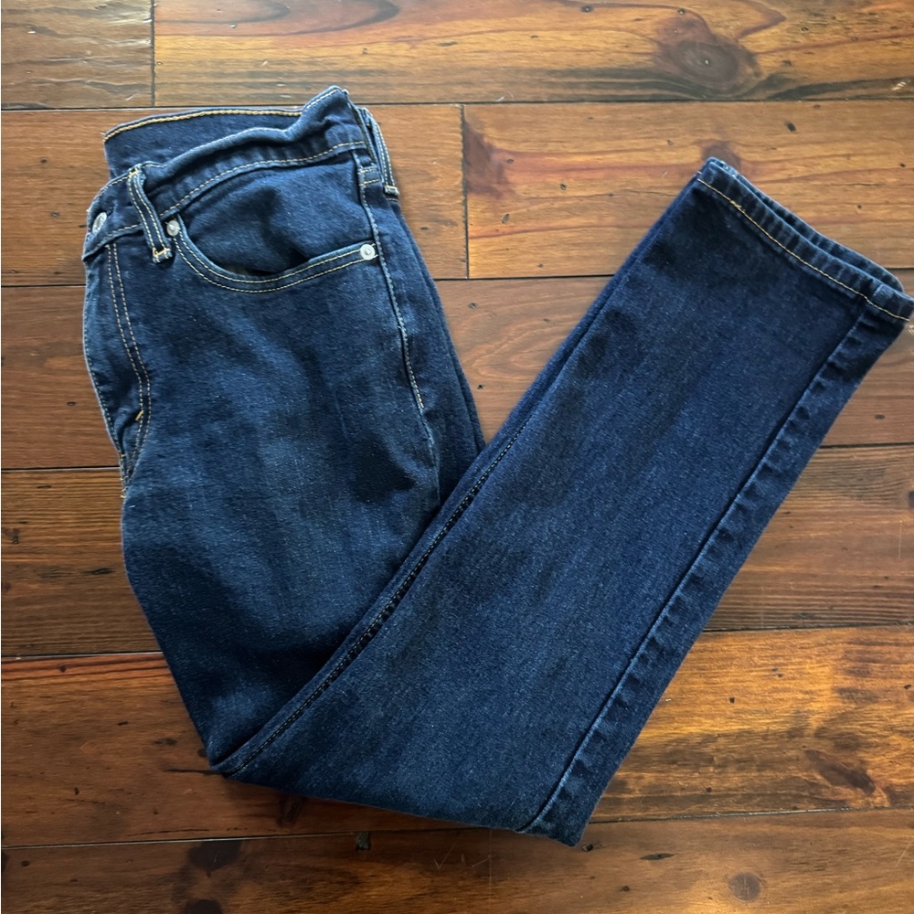 Dark Blue Denim Jeans
